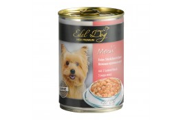 Edel Dog Шматочки з трьома видами м’яса для собак​ 400g