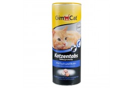 GimCat Katzentabs - витаминизированные лакомства для кошек, с рыбой 710 шт./425г.