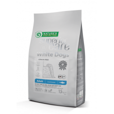 Nature's Protection Superior Care White Dogs Grain Free with Herring Adult Small Breeds з білою шерстю 1,5 кг