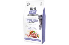 Brit Care Cat GF Sterilized Weight Control,  7кг (контроль ваги для стерелізованих)