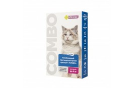 Vitomax Combo краплі від екто- та ендо-паразитів для котів до 4 кг, 0,4 мл