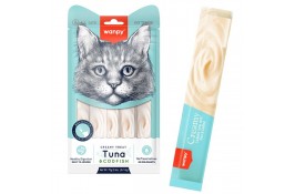 Wanpy Creamy Lickable Treats Tuna & Codfish жидкое лакомство для котов с тунцом и треской 70 г