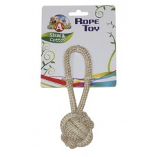 Croci Eco игрушка для собак "Канатный мяч с ручкой" 5х17 см