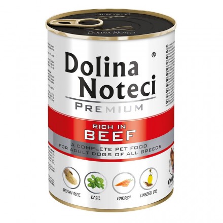 Dolina Noteci Premium влажный корм для собак с говядиной 400 г