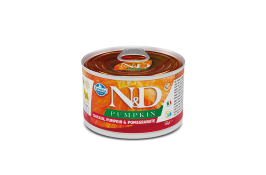 Farmina N&D Grain Free Pumpkin Chicken Adult Mini для собак мелких пород с тыквой, курицей и гранатом 140 г