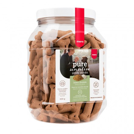 Mera good snacks pure sensitive Insect Protein лакомства с белком насекомых 600 г