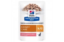 Hill's PD k/d Kidney Care Salmon влажный корм при заболевании почек у котов с лососем 85 г