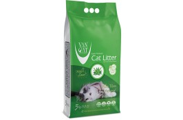 VanCat Aloe Vera бентонитовый наполнитель для котов с ароматом алоэ вера 5 кг