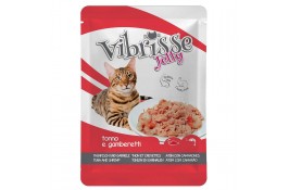Vibrisse Jelly влажный корм для котов с тунцом и креветками 70 г