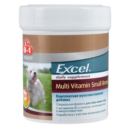 Excel Multi Vitamin витамины для маленьких собак 70таб/150ml