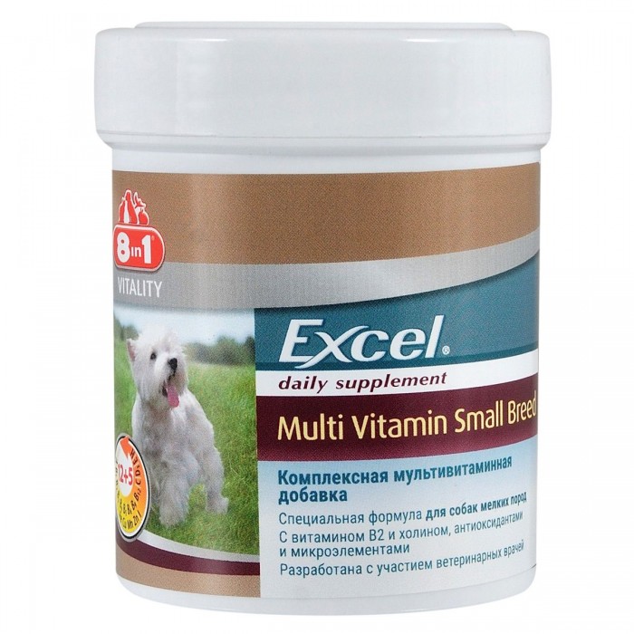Excel Multi Vitamin вітаміни для дрібних собак 70таб/150ml