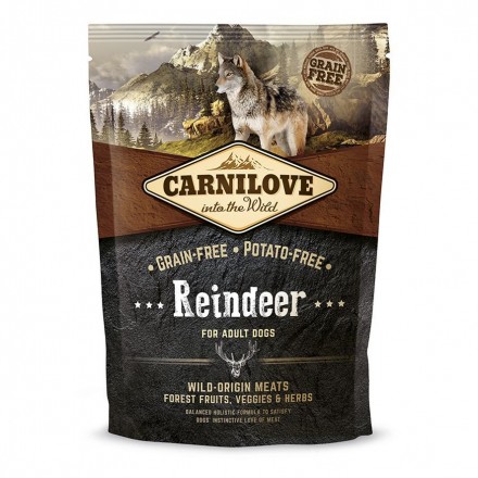 Carnilove Adult Raindeer з олениною для дорослих собак 1,5 kg