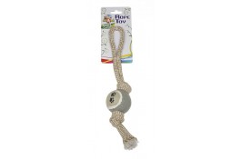 Croci Eco игрушка для собак "Мяч с канатной ручкой" 6х34 см
