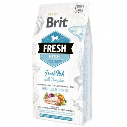 Brit Fresh Fish with Pumpkin Adult Large з рибою та гарбузом 12 kg