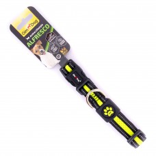 GimDog Alfresco нашийник з подвійного неопрену для собак міні та середніх порід (жовтий) S-M