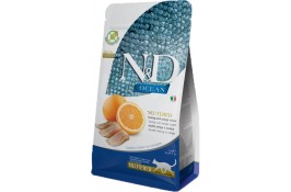 Farmina N&D Grain Free Ocean Neutered Herring & Orange сухий корм для стерилізованих котів з оселедцем та апельсином 5 кг