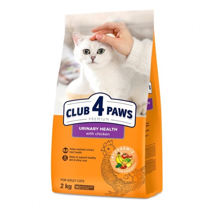 Club 4 Paws Premium PH-Control Urinary Health Adult Cat Chicken сухий корм для котів з куркою 2 кг