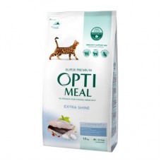 Optimeal Adult Cat Cod Fish сухой корм для котов с треской 1,5 кг