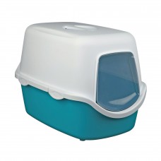 Trixie Vico закрытый туалет для котов с бирюзовый/белый 40х40х56 см