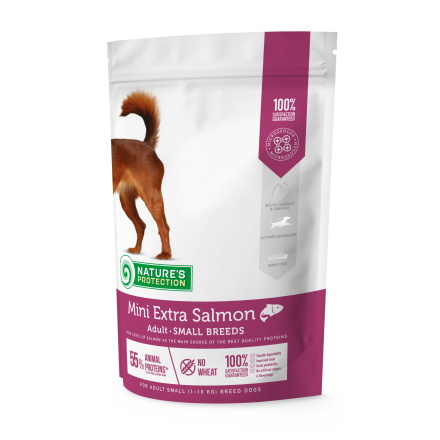 Nature's Protection Mini Extra Salmon Adult Small Breeds для малих порід з лососем 0,5кг
