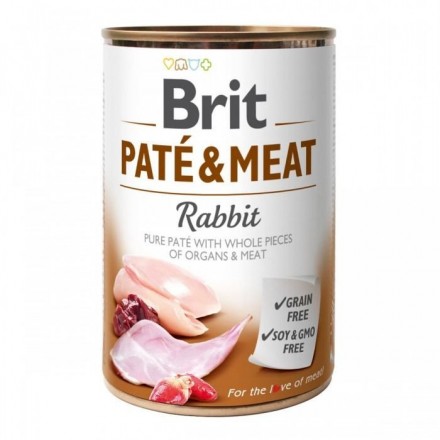 Brit Paté and Meat Dog з кроликом 400 g