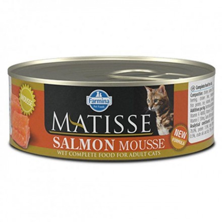 Farmina Matisse Cat Mousse Salmon влажный корм для кошек с лососем 85 г