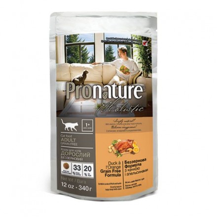 Pronature Holistic Cat Duck & Orange сухий корм для котів з качкою та апельсинами 5 кг