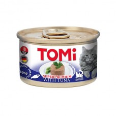 TOMI TUNA мясной мусс с тунцом для котов 85г*12шт