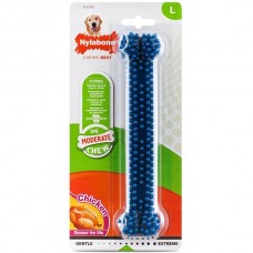 Nylabone Moderate Chew Dental Bone іграшка кістка для собак великих порід з ароматом курки 20,3см