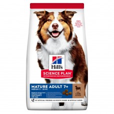 Hill’s SP Mature Adult 7+ Medium Breed сухий корм для собак середніх порід від 7 років з ягням і рисом 14 кг