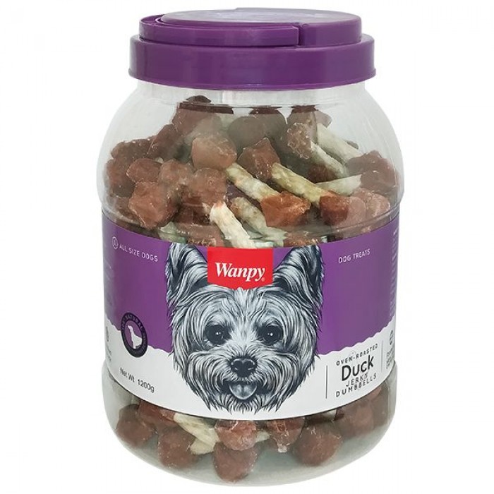 Wanpy Duck Jerky Dumbbells лакомство для собак с уткой 1,2 кг
