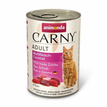 Animonda Carny Adult Multi Meat Cocktail влажный корм мультимясной коктейль для кошек 400 г