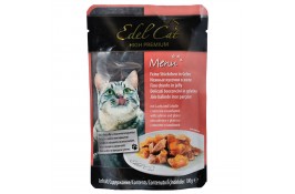 Edel Cat Шматочки з лососем і камбалою в желе для котів, пауч 100g
