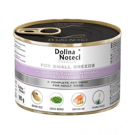 Dolina Noteci Premium вологий корм з кроликом, квасолею та рисом 185 г