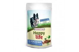 Happy Life Adult with Salmon сухой корм для собак с лососем 0,35кг