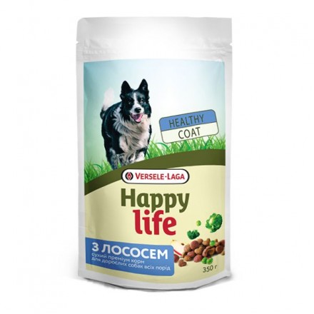 Happy Life Adult with Salmon сухой корм для собак с лососем 4кг
