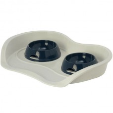 Moderna Pet Menu столик для собак с мисками (черничный) 2х470 мл