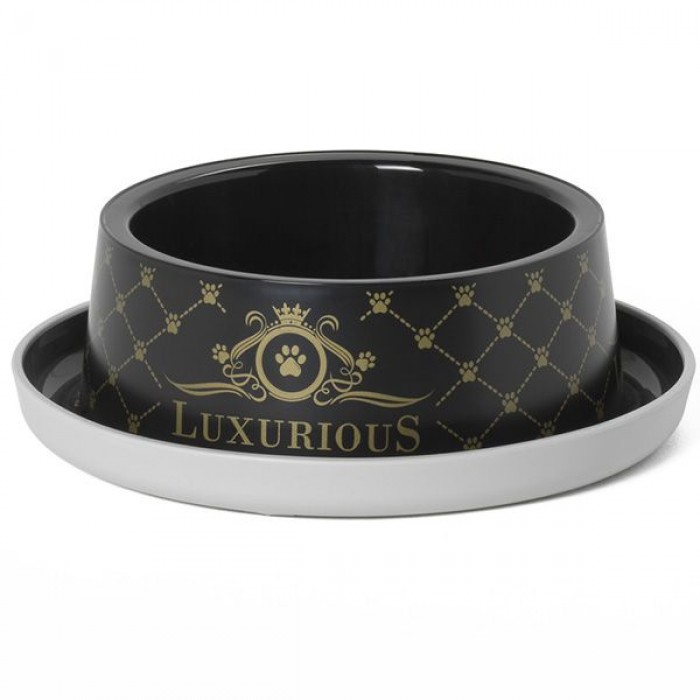 Moderna Double Trendy Dinner Luxurious миска для собак (чорная) 735 мл