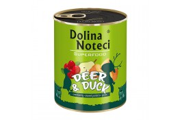 Dolina Noteci Superfood вологий корм для cобак з олениною та качкою 800 г