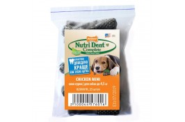 Nylabone Nutri Dent Chicken Mini лакомство со вкусом курицы для собак миниатюрных пород 25шт/уп (5см)