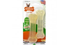 Nylabone Flexi Chew Twin Pack игрушка кость для собак мини пород с ароматом курицы и мяса 9,5см