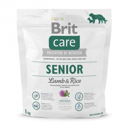 Brit Care Senior Lamb and Rice (для собак похилого віку всіх порід) 1 кг