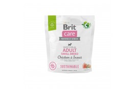 Brit Care Dog Sustainable Adult Small Breed корм для собак малих порід з куркою та комахами 1 кг