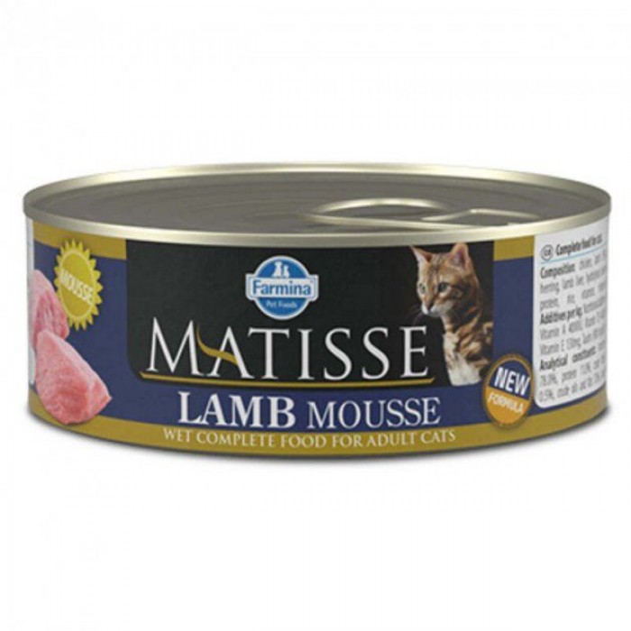 Farmina Matisse Cat Mousse Lamb влажный корм для кошек с ягнёнком 85 г