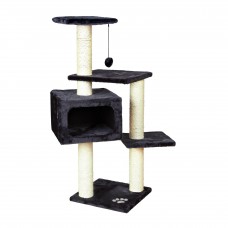 Trixie Palamos когтеточка для кошек комплексная с домиком антрацитовая 109 см