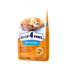 Club 4 Paws Premium Kitten Salmon сухой корм для котят с лососем 5 кг
