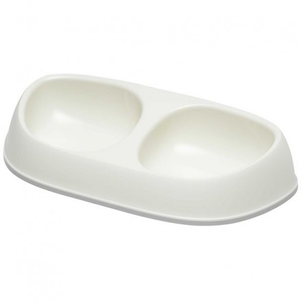 Moderna Sensibowl двойная миска для кошек (белая) 2х200 мл