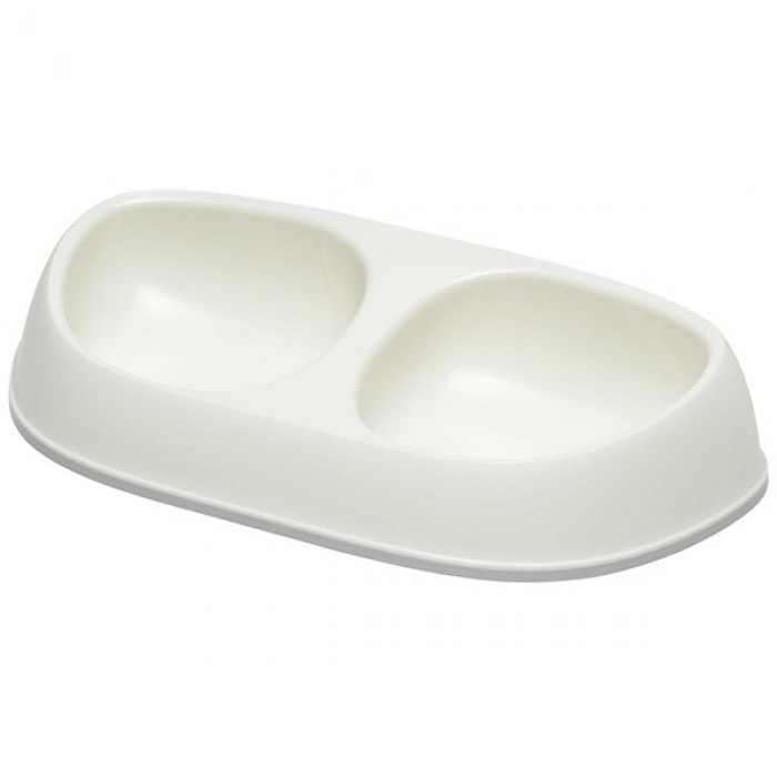 Moderna Sensibowl двойная миска для кошек (белая) 2х200 мл