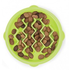 Petstages Cat Fun Feeder Wave Grn SM миска-лабиринт для кошек (салатовая)