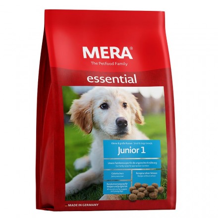 MERA essential Junior 1 сухий корм для цуценят дрібних та середніх порід 12,5 кг